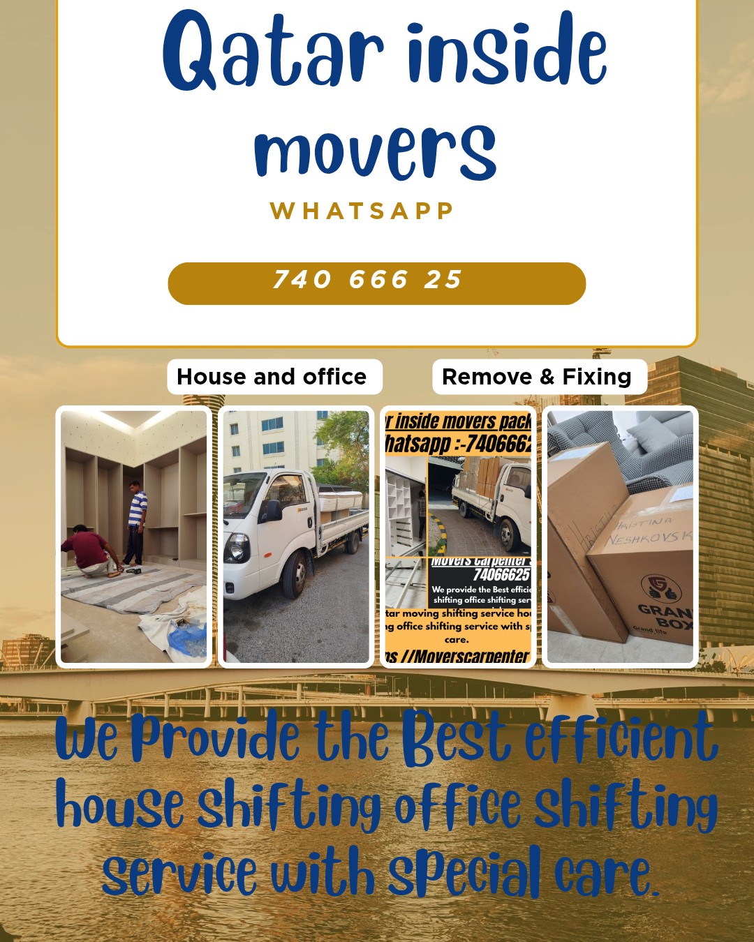 Qatar inside movers and Packers - الأعمال السابقة 5