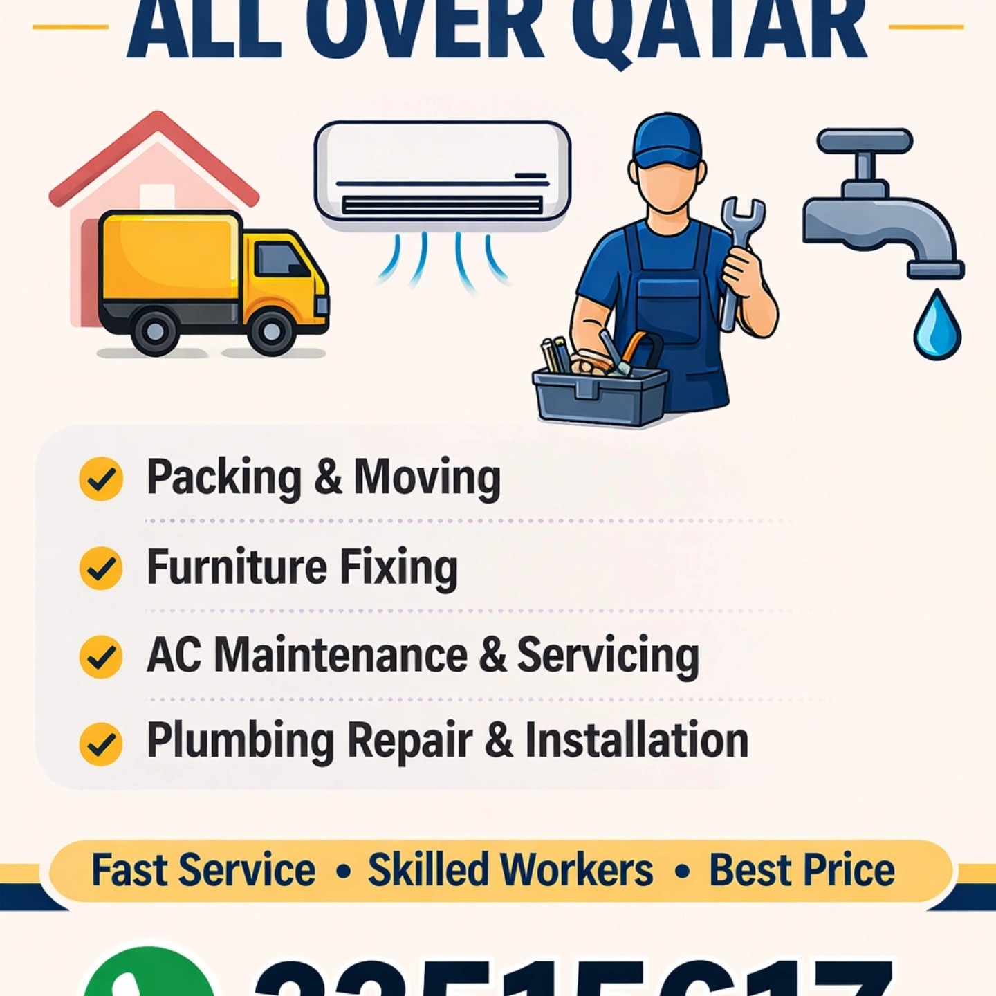 Doha Mover's & Maintenance Service 24/7 - الأعمال السابقة 16