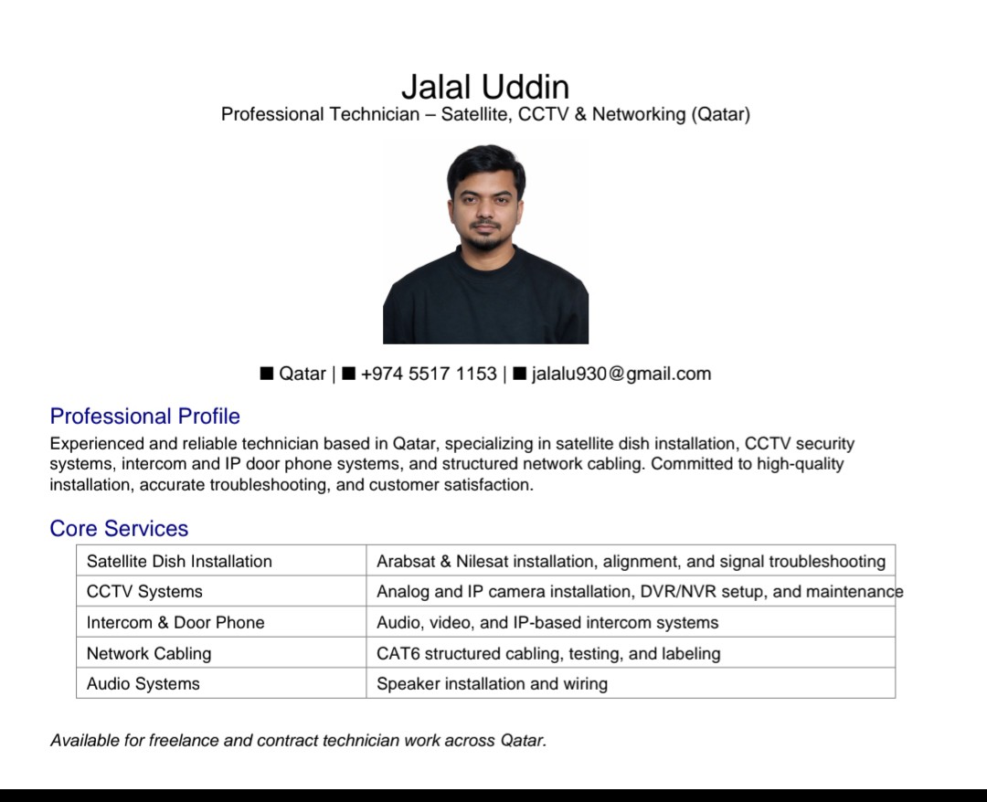 Jalal Uddin - Portfolio 1