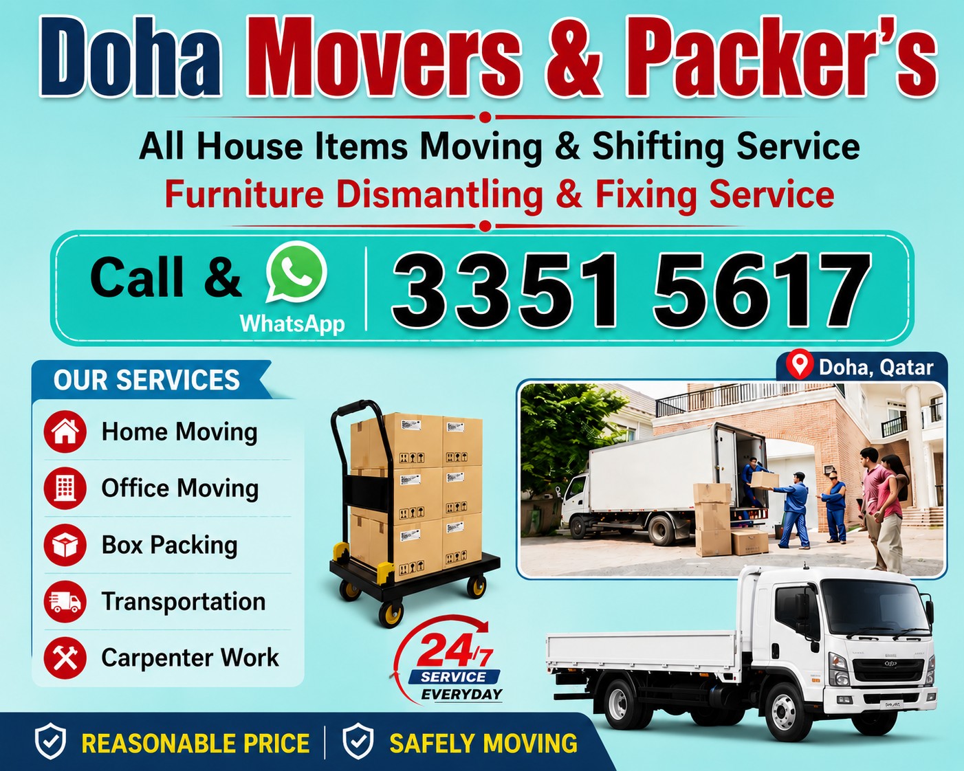 Doha Movers & Maintenance Service 24/7 - الأعمال السابقة 42