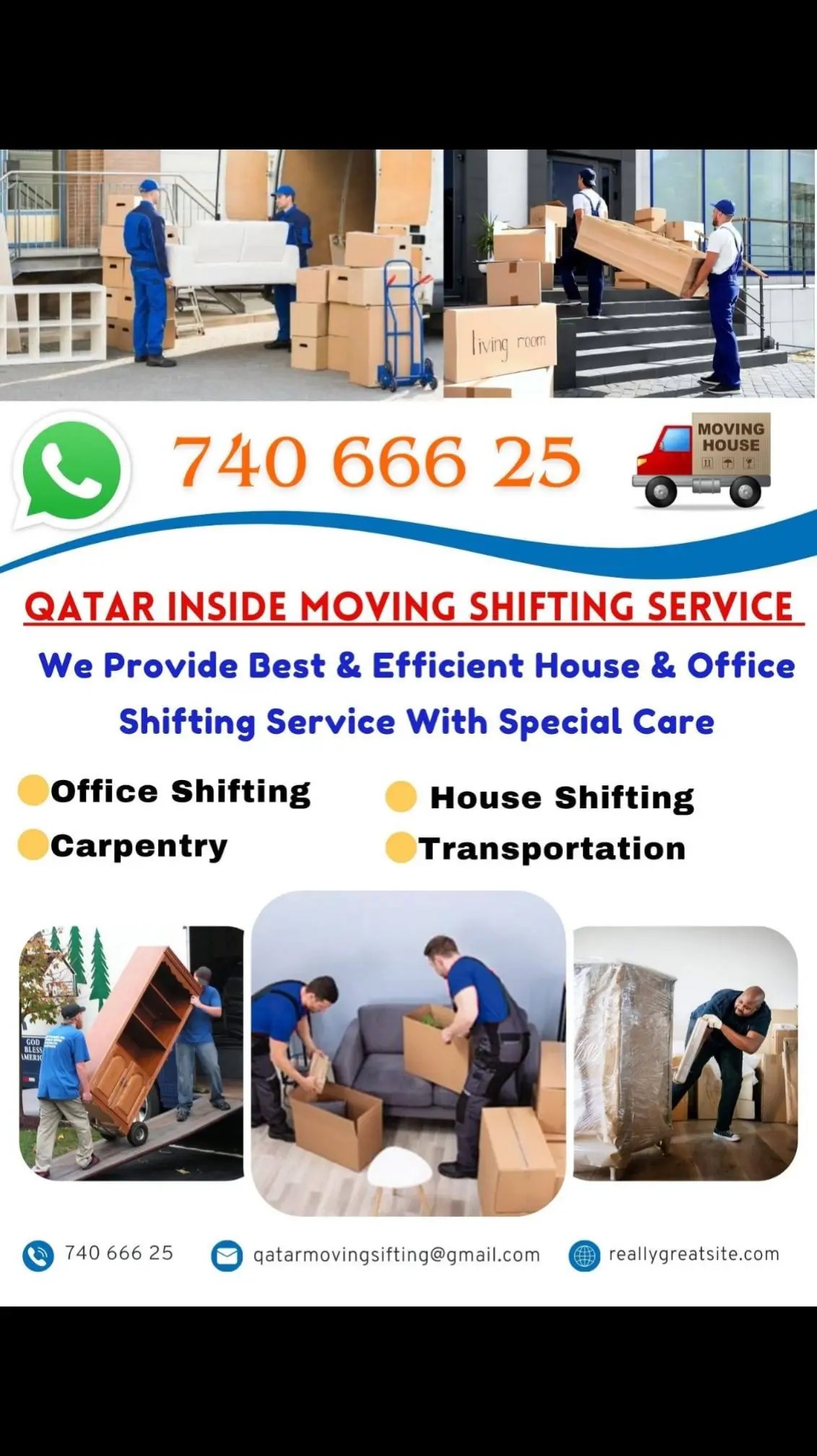 Qatar inside movers and Packers - الأعمال السابقة 4