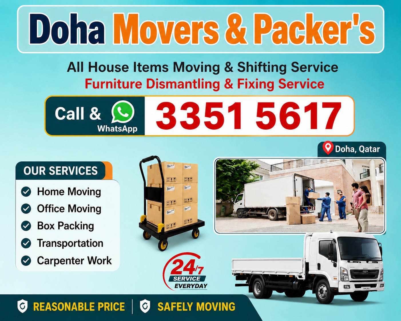 Doha Movers & Maintenance Service 24/7 - الأعمال السابقة 41